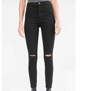 Cute Black High Rise Jeans